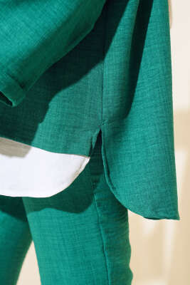 Garnili İkili Takım Yeşil - Thumbnail