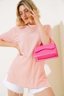 Pazarium - Bürümcük Tshirt Somon