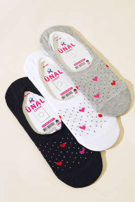 Pazarium - Bayan Babet Çorap Asorti 3