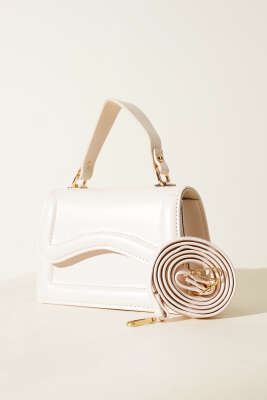 Tek Bölmeli El Çantası Krem - Thumbnail