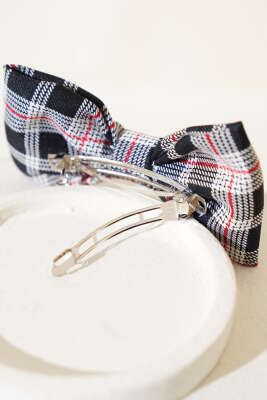 Fiyonk Desen Otomatik Toka Siyah Kırmızı - Thumbnail