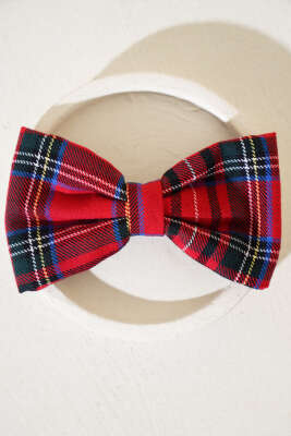 Fiyonk Desen Otomatik Toka Kırmızı - Thumbnail