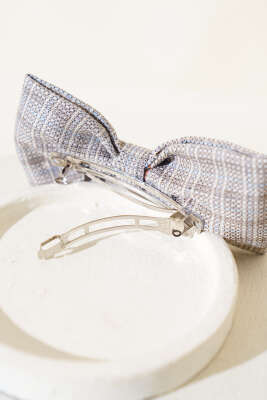 Fiyonk Desen Otomatik Toka Gri - Thumbnail