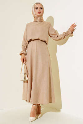 Bilekleri Lastikli Etekli İkili Takım Bisküvi - Thumbnail