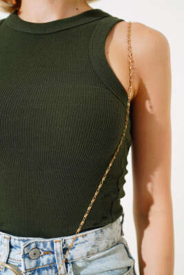 Biyeli Body Koyu Haki - Thumbnail