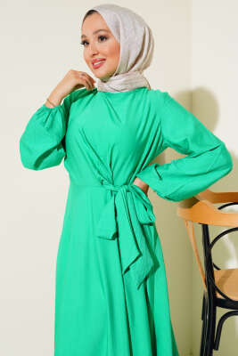 Önü Bağlamalı Elbise Benetton - Thumbnail