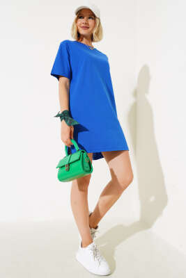 Uzun T-Shirt Saks - Thumbnail