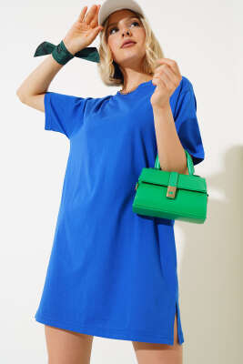 Uzun T-Shirt Saks - Thumbnail