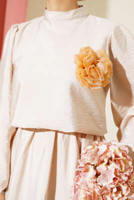 Balon Kol Etekli İkili Takım Taş - Thumbnail