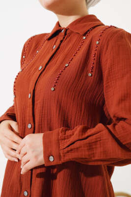 Sarkıt Taş Detaylı İkili Takım Taba - Thumbnail