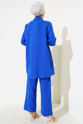 Sarkıt Taş Detaylı İkili Takım Saks - Thumbnail