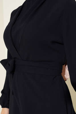 Bel Kuşaklı İkili Takım Siyah - Thumbnail