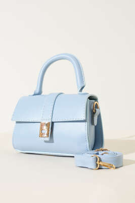 Mıknatıslı El Çantası Mavi - Thumbnail