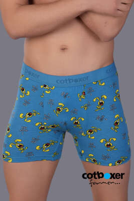 Pazarium - Cotboxer Likralı Empirme Erkek Boxer Asorti 9