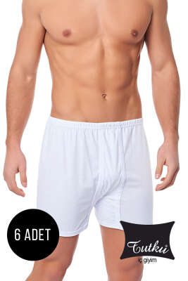 Pazarium - Tutku 6'lı Erkek Arjantin Beyaz