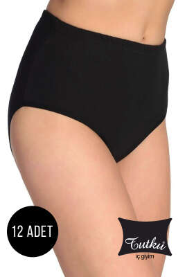 Pazarium - Tutku Bayan 12'li Ribanalı Bato Siyah