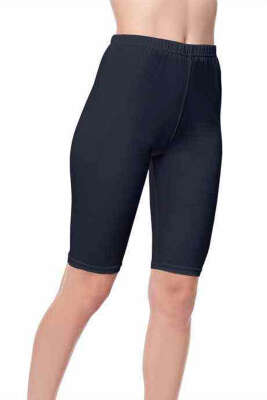 Tutku Bayan Kısa Tayt Siyah - Thumbnail