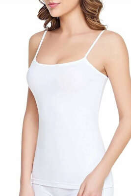 Tutku Bayan 6'lı Ribanalı İp Askılı Atlet Kırmızı - Thumbnail