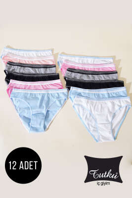 Pazarium - Tutku Bayan 12'li Marta Bikini Kombin