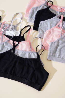 Tutku 12'li Kız Çocuk Alıştırma Sütyeni Kombin - Thumbnail