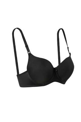 	 Desteksiz Mikro Sütyen Siyah - Thumbnail