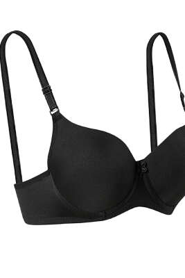 	 Desteksiz Mikro Sütyen Siyah - Thumbnail