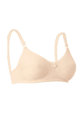 Pazarium - Penye Sünger Sütyen Ten