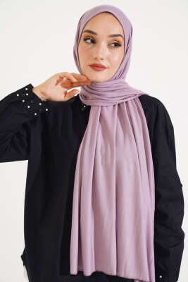 Düz Penye Şal Lila - Thumbnail