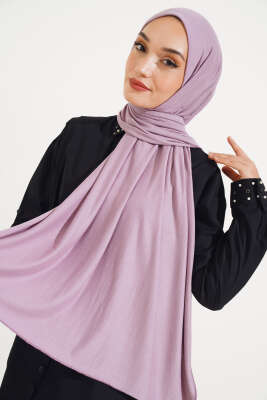 Düz Penye Şal Lila - Thumbnail