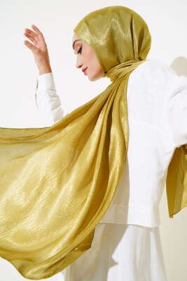 Melisa Şal Yağ Yeşili - 44 - Thumbnail