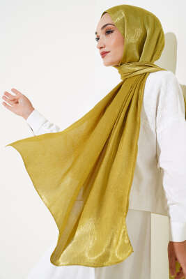 Melisa Şal Yağ Yeşili - 44 - Thumbnail