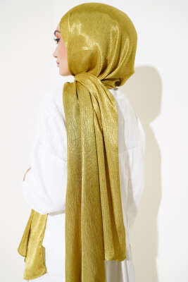 Melisa Şal Yağ Yeşili - 44 - Thumbnail