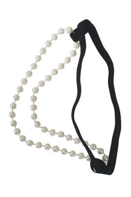 Daymod İncili Jartiyer Takım 500 Siyah - Thumbnail