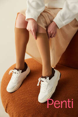 Pazarium - Penti Micro 40 Den Pantolon Çorabı 57 Ten