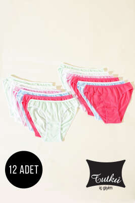 Pazarium - Tutku Bayan 12'li Nadia Bikini Kombin