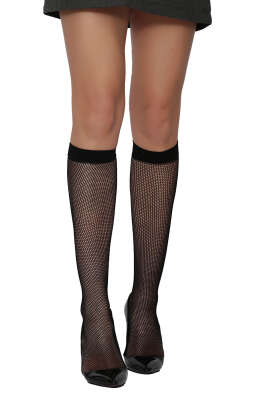 Daymod Rete File Dizaltı Çorap 500 Siyah - Thumbnail