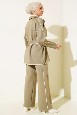 Biyeli Scuba İkili Takım Haki - Thumbnail