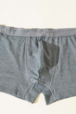 CNT Logolu Erkek Boxer Antrasit - Thumbnail