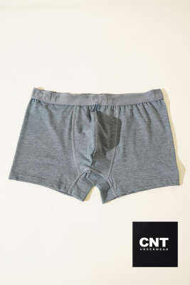 CNT Logolu Erkek Boxer Antrasit - Thumbnail