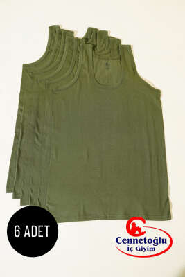 Pazarium - Cennetoğlu 6'lı Erkek Atlet Haki