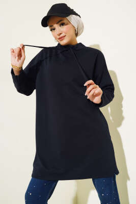 Pazarium - Dik Yaka Tunik Lacivert