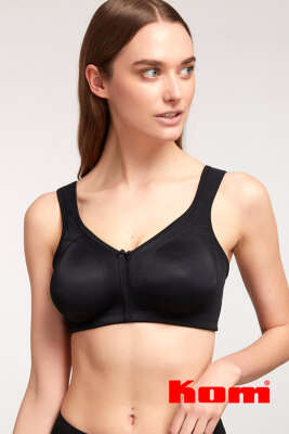 Pazarium - Kom Serena Dikişsiz Toparlayıcı Sütyen D Siyah