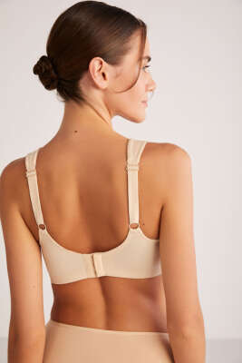 Kom Carmina Baskılı Toparlayıcı Sütyen D Ten - Thumbnail