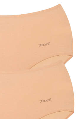 Kom Basic Maxi 2'li Külot Ten - Thumbnail