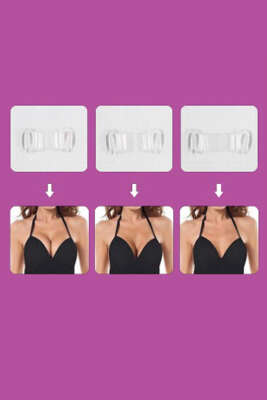 Yeni İnci Yapıştırmalı Hayalet Sütyen Ten - Thumbnail