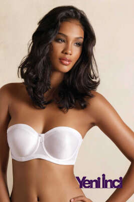 Yeni İnci Balenli Toparlayıcı Sütyen D Beyaz - Thumbnail