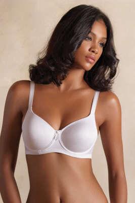 Yeni İnci Balenli Basic Toparlayıcı Sütyen Beyaz - Thumbnail