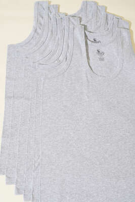 Cennetoğlu 6'lı Erkek Atlet Melanj Gri - Thumbnail