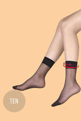 Pazarium - Müjde 20 Den İnce Soket Çorap 57 Ten