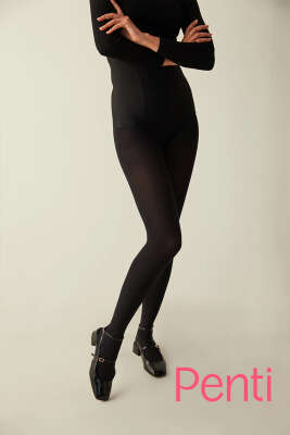 Pazarium - Penti Micro 80 Den Külotlu Çorap 500 Siyah